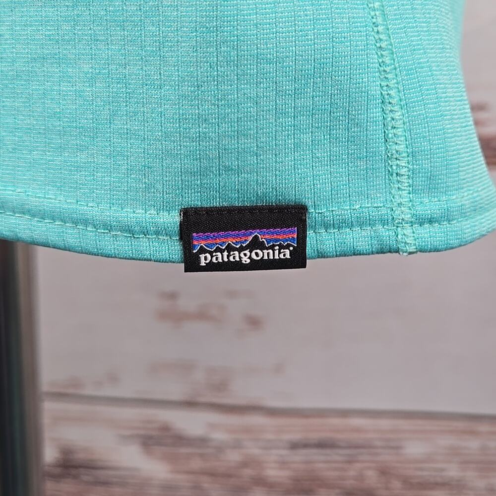Patagonia Women's Capilene Midweight Zip-Neck Pullover Baselayer Blue Sz Medium - Picture 5 of 8
